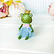 ❤ Миниатюрная кукла принцесса лягушка, жаба,  подарок дочке. Куклы и пупсы. ❤❤❤КУКЛЫ❤БРОШИ❤ИГРУШКИ❤ Марина Эберт. Ярмарка Мастеров.  Фото №4
