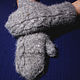 Double men's knitted mittens Grey. Mittens. Warm Yarn. Online shopping on My Livemaster.  Фото №2