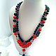 Necklace and earrings with coral and black agate. Necklace. Magical Beauty Gems. My Livemaster. Фото №4
