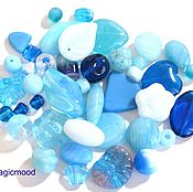 Материалы для творчества handmade. Livemaster - original item 20gr Czech Beads Mix, Aqua 0320 glass beads Preciosa. Handmade.