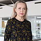 Платье жаккардовое "Ромашки-2". Платья. Творческая мастерская Софья. Интернет-магазин Ярмарка Мастеров.  Фото №2
