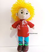 Куклы и игрушки handmade. Livemaster - original item interior doll: Domovenok Kuzya knitted toy. Handmade.