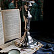 Antique High Silvered Candle Holder WMF Germany. Candlesticks. vintage-me. My Livemaster. Фото №5