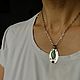 Pendant pendant silver large pendant made of natural stones, with beryl. Pendants. Natali Batalova. My Livemaster. Фото №6
