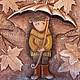 Ёжик  под  зонтом, Картины, Днепр,  Фото №1