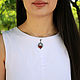 Mount Ararat pendant in 925 silver with red zircons SS0040. Pendants. Sunny Silver. My Livemaster. Фото №5