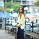 Oversized shirt from Italian cotton, lemon. Blouses. Voila. Online shopping on My Livemaster.  Фото №2