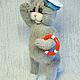 Вязаный Кот моряк. Мягкие игрушки. Дарья (kirakinder). Ярмарка Мастеров.  Фото №4