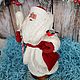 Santa Claus under the tree of cotton wool with a staff and bullfinch as a child. Ded Moroz and Snegurochka. juliaartist (dedatut). My Livemaster. Фото №5