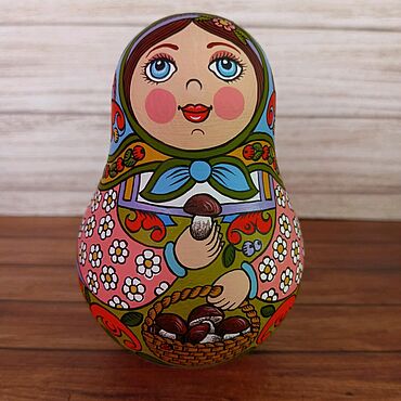 Русский стиль ручной работы. Ярмарка Мастеров - ручная работа Музыкальная неваляшка с ручной росписью.. Handmade.