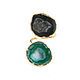 Black and green ring with quartz, ring with two stones. Rings. Irina Moro. My Livemaster. Фото №4