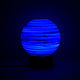 Заказать  Синий ночник - Нептун 15 см. Lampa la Luna byJulia. Ярмарка Мастеров. . Ночники Фото №3