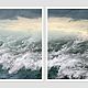 Storm at sea interior painting, Abstract Seascape poster. Pictures. Rivulet Photography (rivulet). My Livemaster. Фото №4