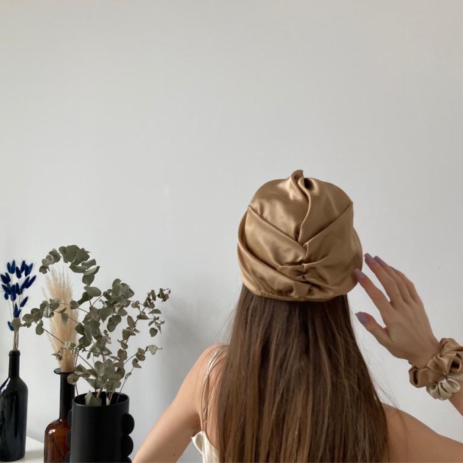 Шёлковая шапка для сна в интернет-магазине Ярмарка Мастеров по цене ...