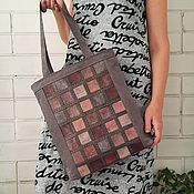 Сумки и аксессуары handmade. Livemaster - original item Large women`s bag, shopper, patchwork, document bag, 356. Handmade.