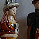 Игрушка-скульптура из дерева Гусар и дама с собачкой. Народные сувениры. AMANTI ORNAVI. Ярмарка Мастеров.  Фото №5