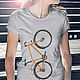 T-Shirt Bicycle. T-shirts and undershirts for men. decades. My Livemaster. Фото №4