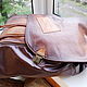 Backpack leather ladies custom made for Indulge). Classic Bag. Inella-more leather bags/. My Livemaster. Фото №5