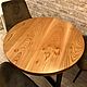 Round dining table made of elm slab (project g. Yaroslavl). Tables. uloft. Online shopping on My Livemaster.  Фото №2