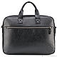 Leather business bag 'Riley' (black). Men\'s bag. Russian leather Guild. Online shopping on My Livemaster.  Фото №2