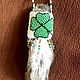 Rabbit's foot 'Luck' with beaded clover. Amulet. breath of eternity. Online shopping on My Livemaster.  Фото №2