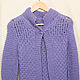 Violet cardigan. Suit Jackets. MagicalKnitting (magicalknitting). Online shopping on My Livemaster.  Фото №2