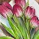 Pintura para interiores ' Tulipanes'. Pictures. Regina Kuyukova. My Livemaster. Фото №5