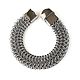 Wide Stainless Steel Chainmaille Bracelet Elfsheet Weave, Braided bracelet, St. Petersburg,  Фото №1