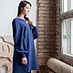 Заказать Чернильное платье "Северное море". Tali Langren. Ярмарка Мастеров. . Платья Фото №3