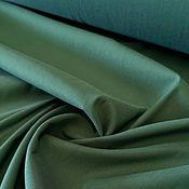 Материалы для творчества handmade. Livemaster - original item Fabric: Wool with elastane in a green shade. Handmade.