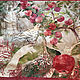 Picture on silk Apple Tree and dove, Pictures, St. Petersburg,  Фото №1