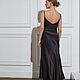 Платье-комбинация черное. Платья. ELEAN (EleanBoutique-). Интернет-магазин Ярмарка Мастеров.  Фото №2
