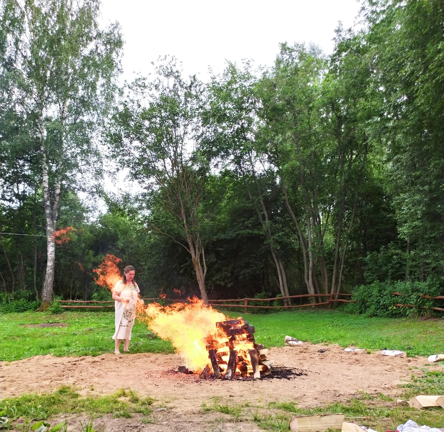 Общение с пламенем