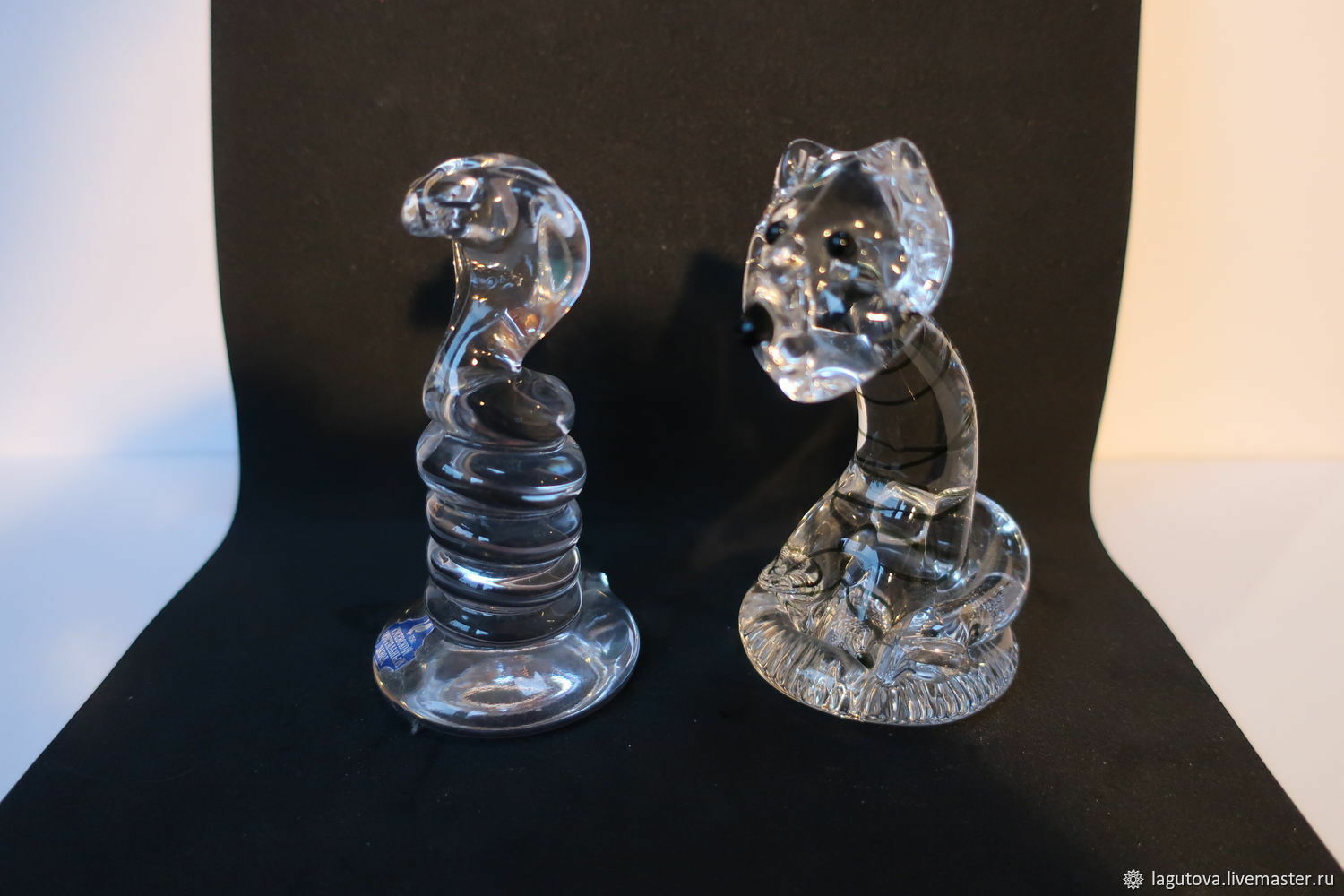Винтаж: Хрустальная статуэтка в виде кобры высота- 10 см купить в ...