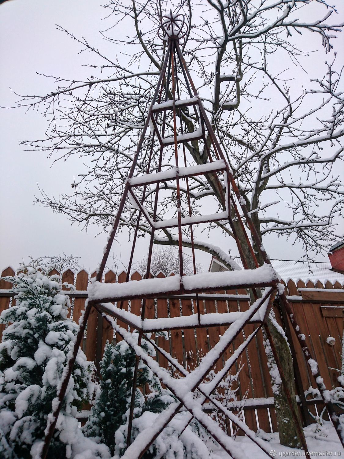 Садовый обелиск "Классическая пирамида" в интернет-магазине на Ярмарке ...