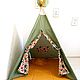 Вигвам в наличии , цена за все что на фото. Вигвам. Маргарита tipi_workshop. Интернет-магазин Ярмарка Мастеров.  Фото №2