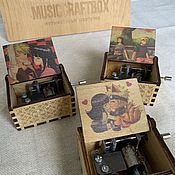 Подарки к праздникам handmade. Livemaster - original item Naruto Music Box - Blue bird. Handmade.