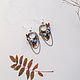 Order Copy of Silver drop earrings, Gift for women. Sweet Rose. Livemaster. . Earrings Фото №3