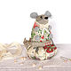 Order Mouse grey. Toy, needle box, mouse, souvenir. Elena Gavrilova. Livemaster. . Needle beds Фото №3