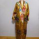 Uzbek robe made of suzane and ikat. Boho coat, caftan. S011, Robes, Odintsovo,  Фото №1