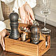 Stand for spices and napkins 165mm made of light oak, Napkin holders, Moscow,  Фото №1