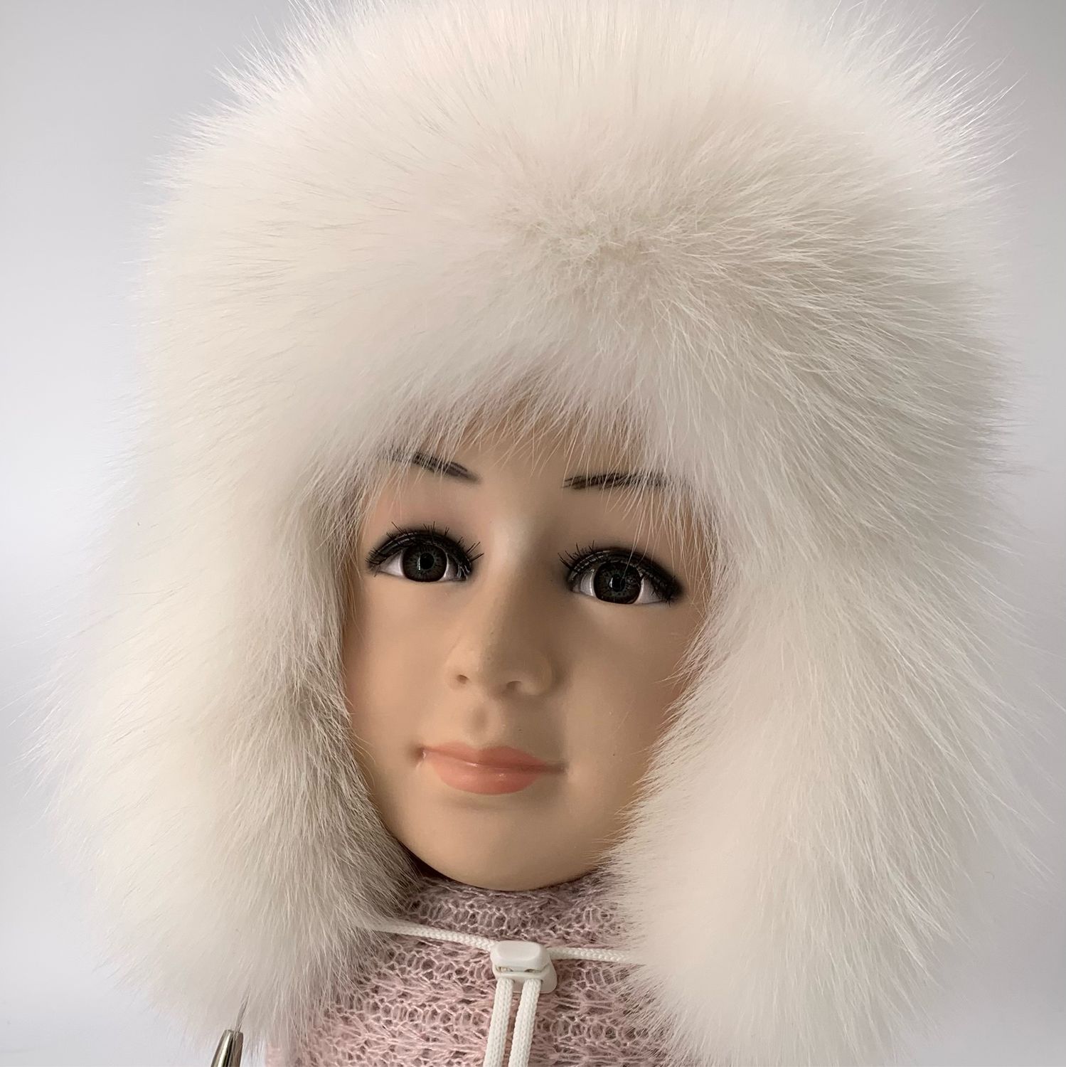 Советская детская меховая шапка зима