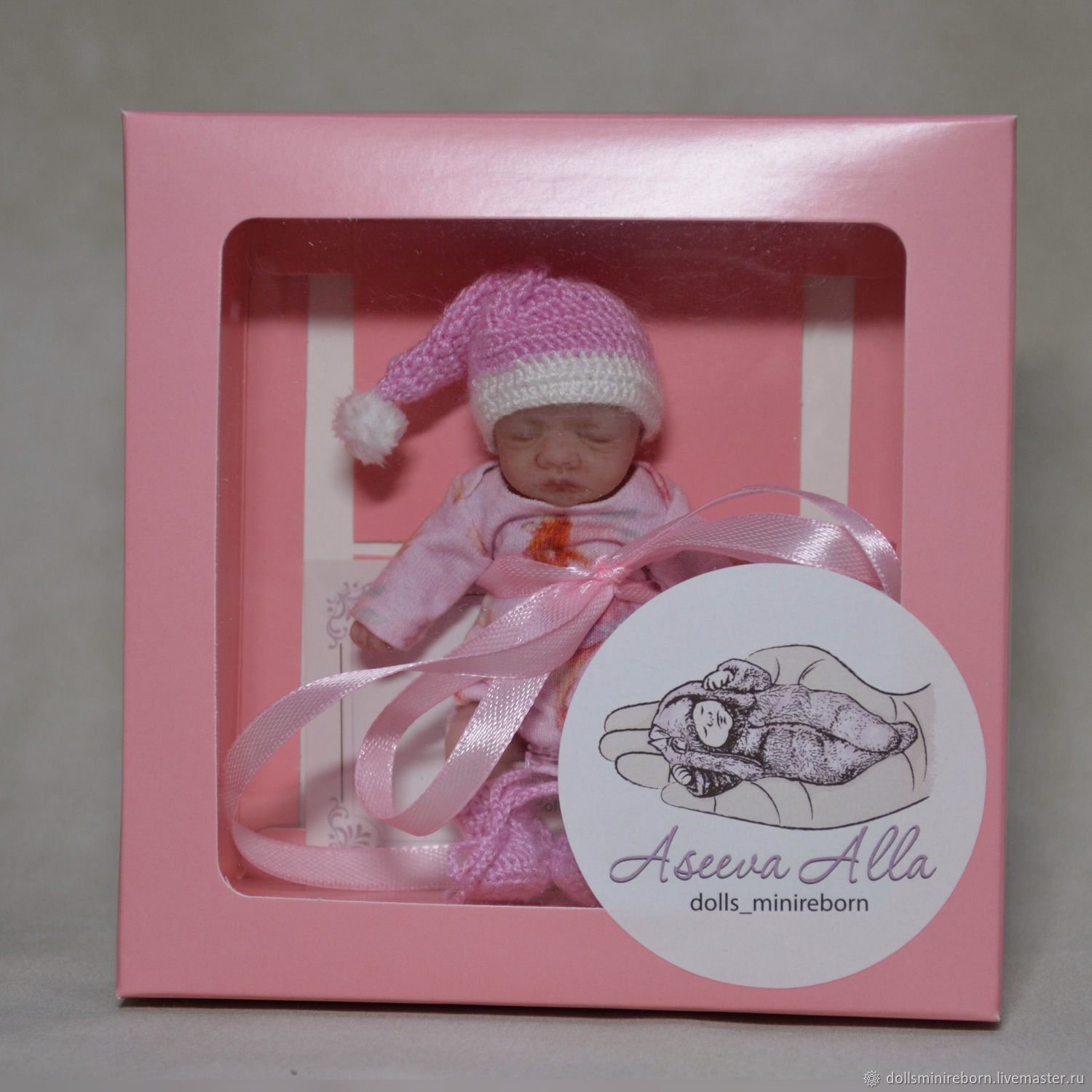 Мини реборн, миниатюрный реалистичный силиконовый малыш, кукла ...