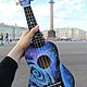 Укулеле"Космос"  гавайская гитара. Укулеле (гавайская гитара). Guitar & Ukulele art Studio. Ярмарка Мастеров.  Фото №6