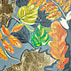 Абстракция Осенний листопад (золотая поталь), Панно, Челябинск,  Фото №1