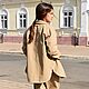Заказать Рубашка из хлопковой джинсы, рубашка женская. Huggeline. Ярмарка Мастеров. . Рубашки Фото №3