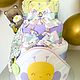 Торт из подгузников «Пчёлка», Подарки для новорожденных, Москва,  Фото №1