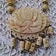 Vintage necklace. Ivory, Vintage necklace, Moscow,  Фото №1