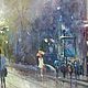 City of rain and light oil painting on canvas. Pictures. paintmart (oikos). My Livemaster. Фото №6