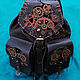 Leather backpack "STEAMPUNK". Backpacks. Furmani. Online shopping on My Livemaster.  Фото №2